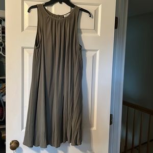 Dress knee length. Light green